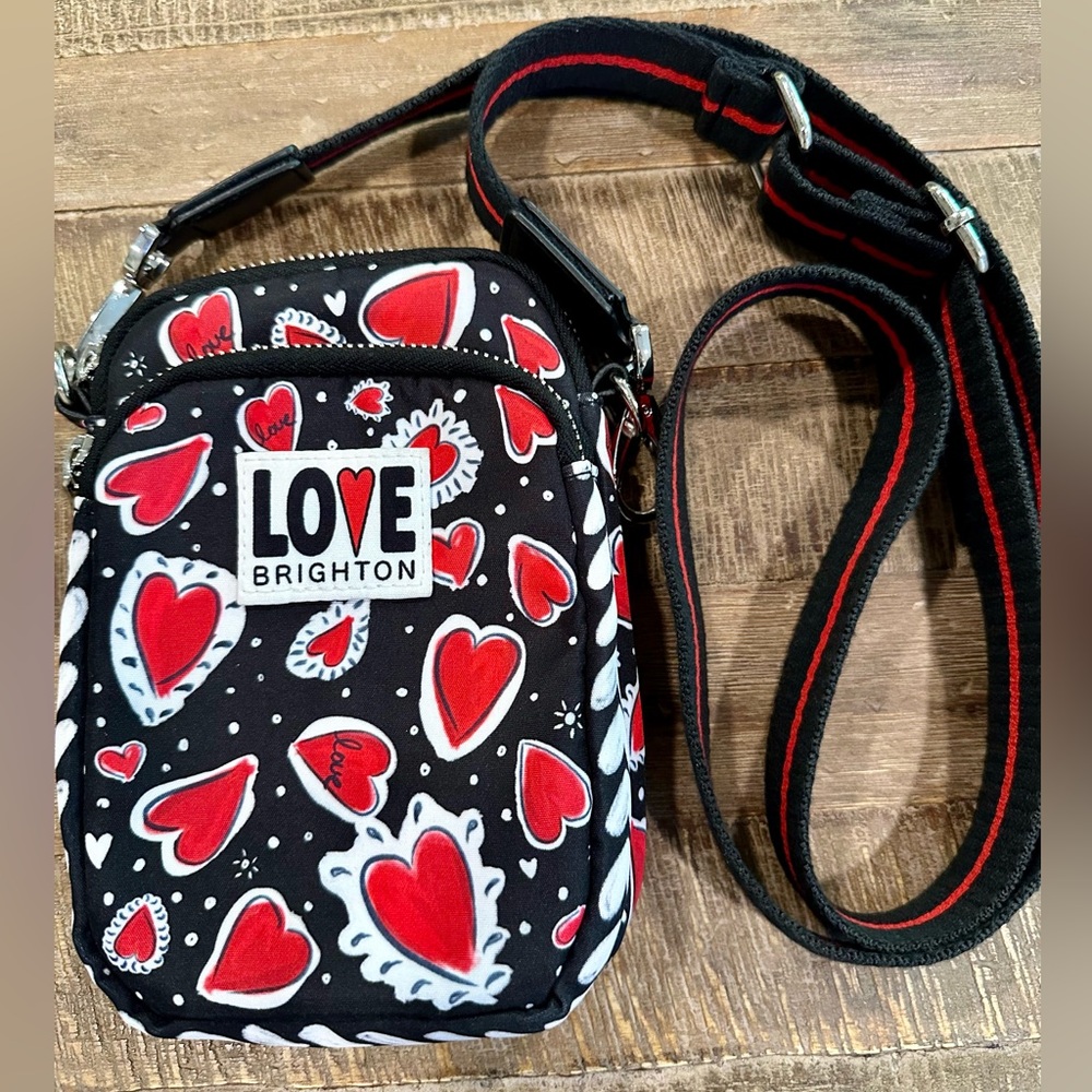 Brighton Hearts A Flutter Utility Crossbody Bag